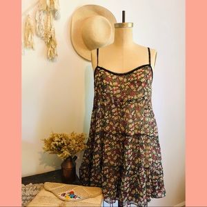 🌷Sheer Garden Floral dress
